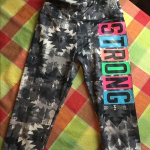 Cute STRONG work out leggings